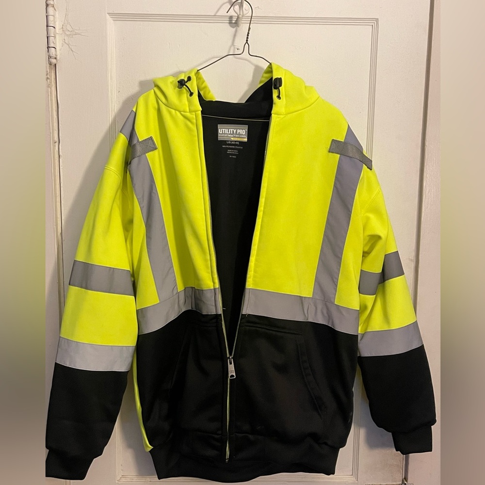 Mens Large Utility Pro zip up jacket